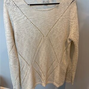 Women's Knit Cream Sweater